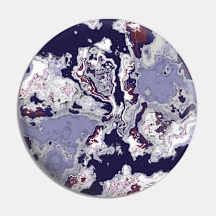 Patriotic Marble Stone Effect Pin