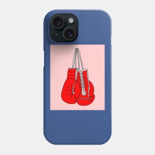 Boxing Female Boxer Retro Boxing Gloves Phone Case