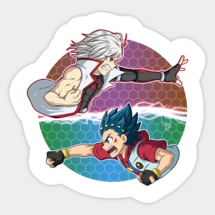 Valt Aoi Beyblade Burst QuadStrike  Sticker for Sale by