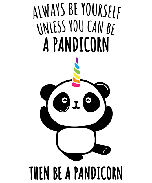 Cute Pandicorn - Funny Panda Unicorn Gifts Shirts Kids T-Shirt by teemaniac