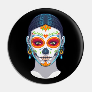 Mexican Woman Pin