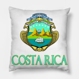 Costa Rica  - Coat of Arms Design Pillow