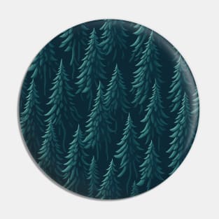 Infinite pine tree Forest Pin