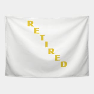 Retired Since 2016- Golden Years Tapestry