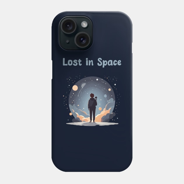 Lost in spce Phone Case by Patterns-Hub