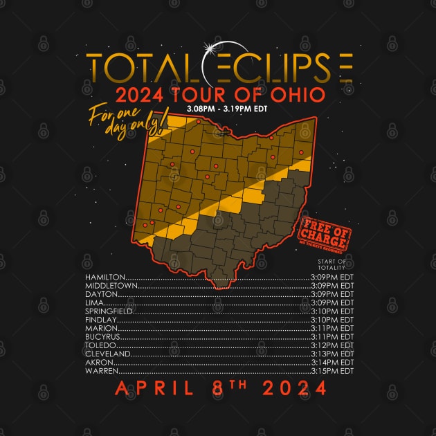 Total Solar Eclipse 2024 Tour of Ohio by NerdShizzle