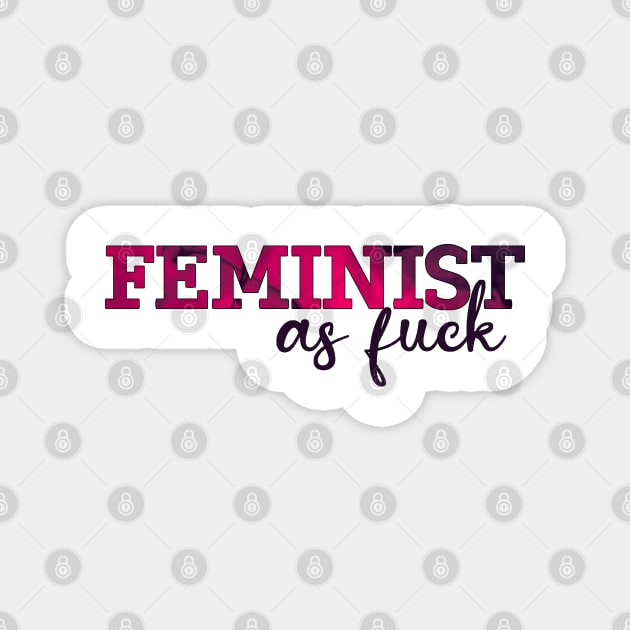 Feminist AF Magnet by baranskini