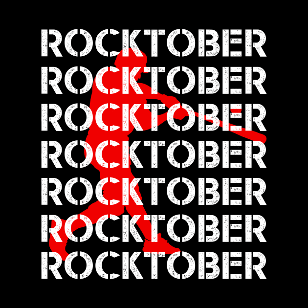 Rocktober Baseball Fan by CMDesign