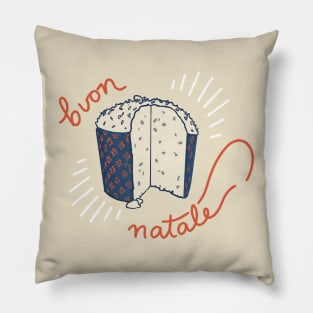 Buon Natale Panettone Pillow