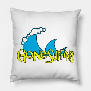 Gone Surfing Pillow