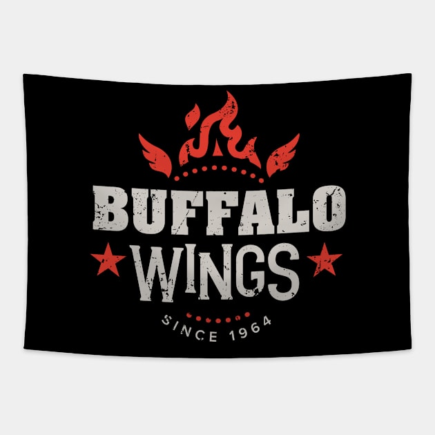 Buffalo Wings Since 1964 Tapestry by SilverfireDesign