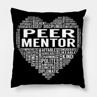 Peer Mentor Heart Pillow