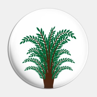 Green Tree Pin