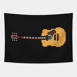 Pixel Acoustic Martin Lefty Flip Guitar Tapestry