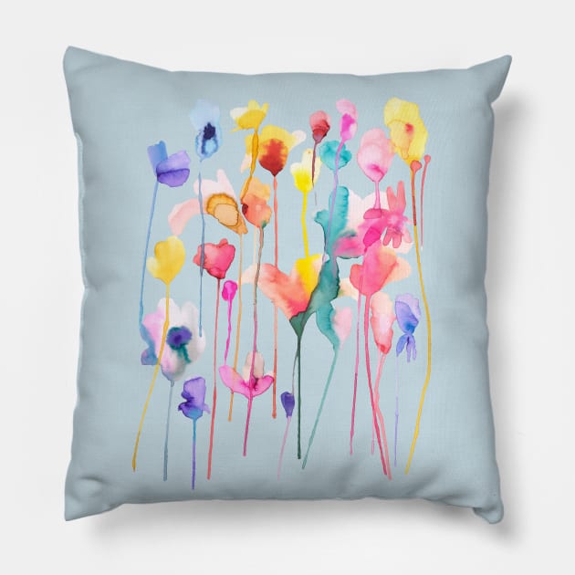 Flowers Pillow by ninoladesign