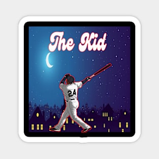 Ken Griffey Jr The Kid Basketball Legend Signature Vintage Retro 80s 90s Bootleg Magnet