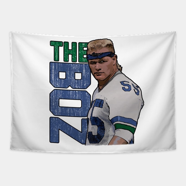 Brian Bosworth Seattle LIB Tapestry by Buya_Hamkac