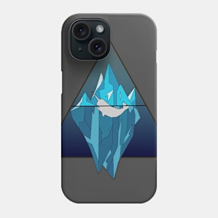 iceberg and norval in  triangle Phone Case