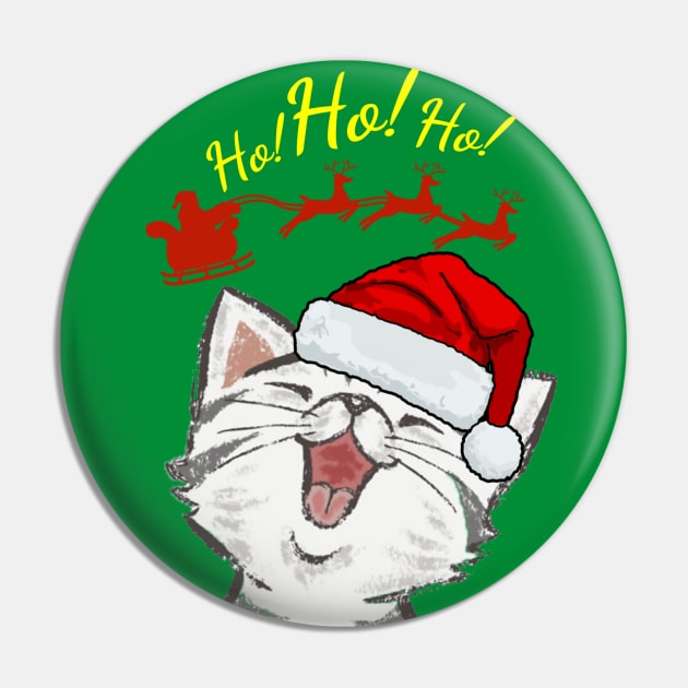 Santa cat Pin by Rene Martin