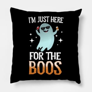 I'm Just Here For The Boos Pillow