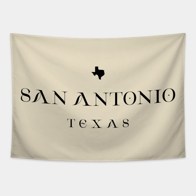 San Antonio, Texas Tapestry by graphicsbyedith