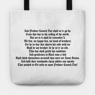 Product Launch Day Tote