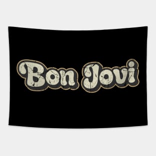 Bon Jovi - Vintage Text Tapestry