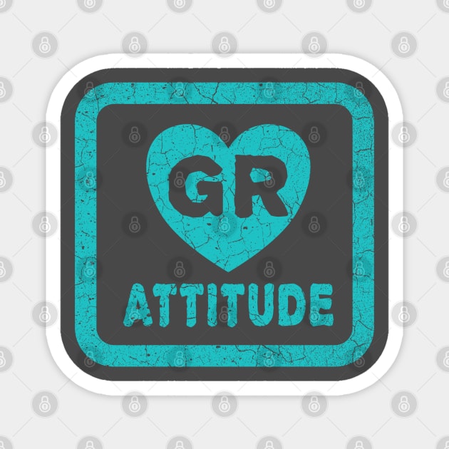 Attitude of Gratitude Magnet by FrootcakeDesigns