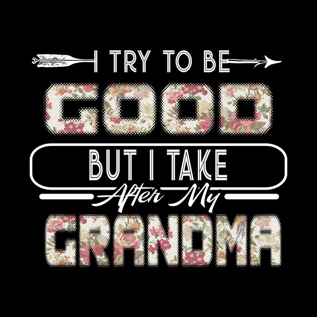 I Try To Be Good But I Take After My Grandma Kids Gif by timski