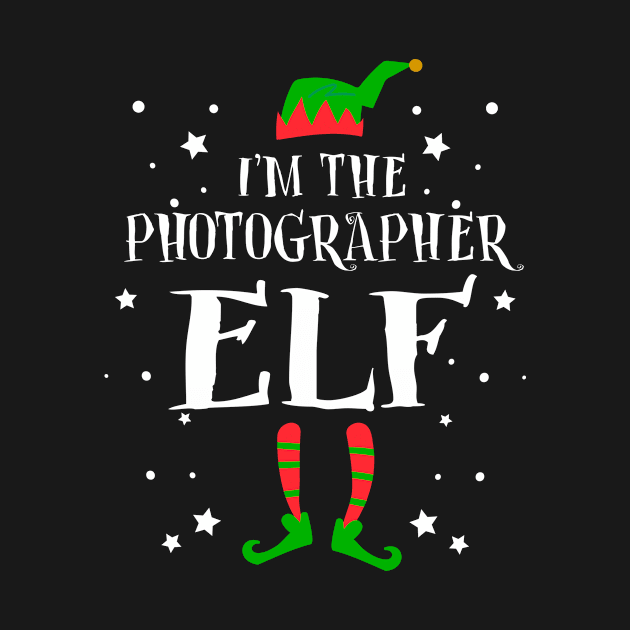 I'm The Photographer Elf Funny Cute Xmas Christmas by ElisamaAmarezw