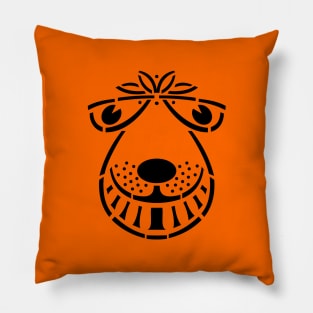Space Hopper - Orange Pillow