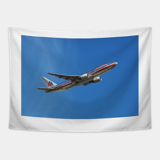 Boeing 777 Tapestry by CGJohnson