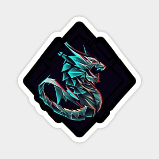 Geometric Dragon Magnet