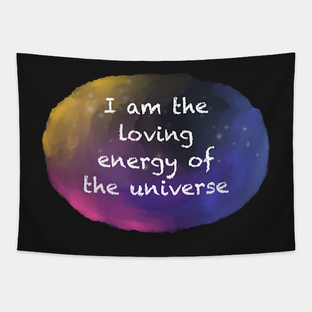 Inspirational affirmation Sticker Tapestry by ColorsHappiness