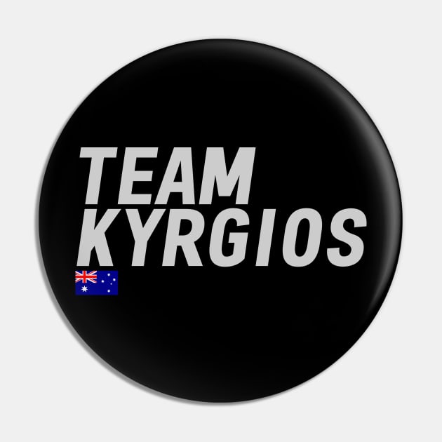 Team Nick Kyrgios Pin by mapreduce