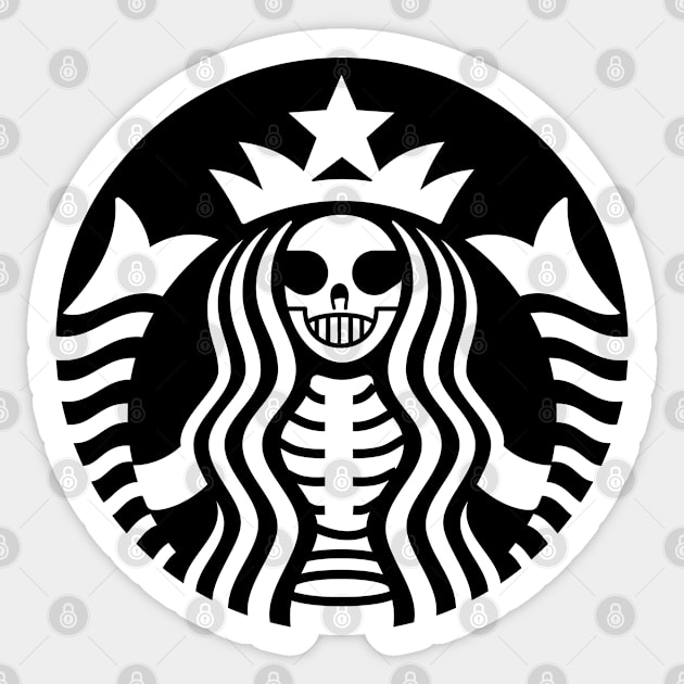 Starbucks Skeleton - Skeleton - Sticker