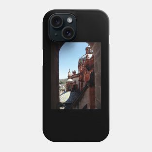 taxco temple and architectural panoramic view ecopop photograph Phone Case