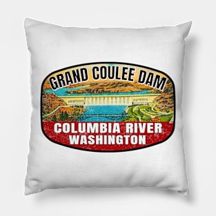 Grand Coulee Dam Columbia River Washington Pillow