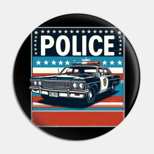 Police car Pin