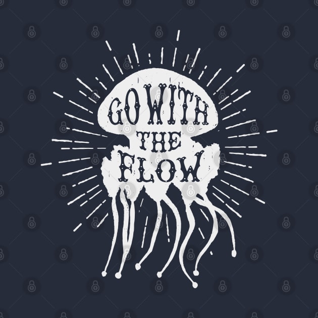 Nautical lettering: go with the flow by GreekTavern