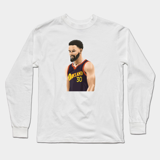 knnthmrctn Stephen Curry Golden State Warriors Long Sleeve T-Shirt