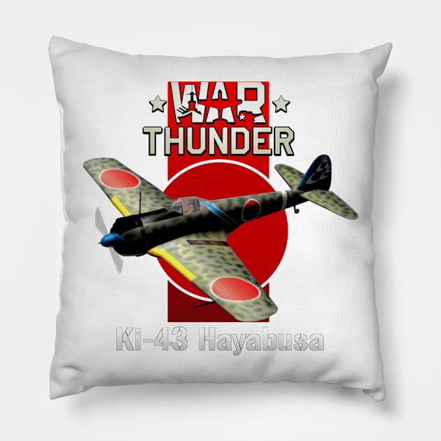 Nakajima Ki-43 Hayabusa Pillow by MilMerchant