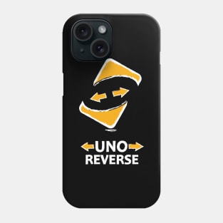 uno reverse, uno out, card games Phone Case