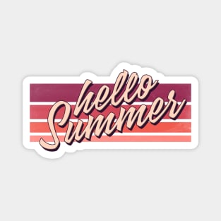 Hello Summer - Summer Vibes Magnet