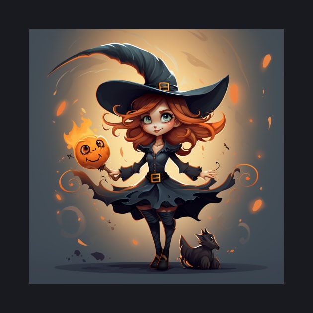 Happy halloween witch by NumberOneEverything
