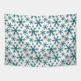 Winter Snowflake Pattern Christmas Holidays Design Tapestry