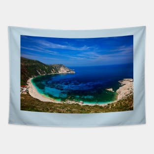 Petani beach - Kefalonia island Tapestry