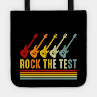 Rock The Test Guitar Teacher Test Day Testing Day Tote