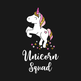 Unicorn Squad - Team Einhorn - Glitzer - Geschenk - Pferd - Glitter - Glitzer - Trend Geschenk - Gift T-Shirt