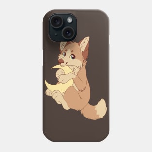 Lunar, Cute little moon wolf Phone Case